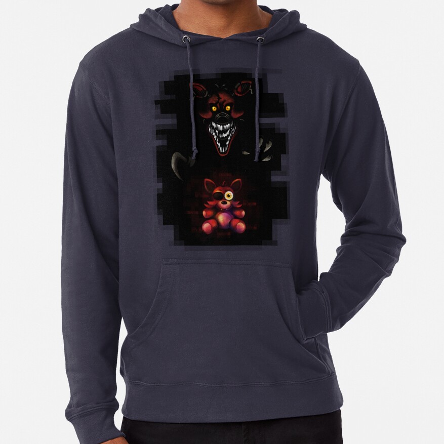 Five Nights At Freddy S Fnaf 4 Nightmare Foxy Plush Hoodie - Image 2