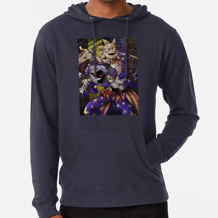 Sun And Moon From Fnaf Game Series Hoodie - Image 4