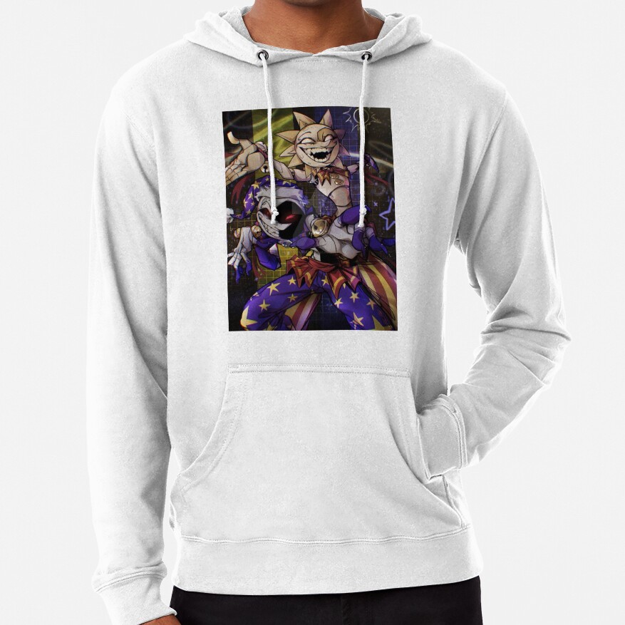 Sun And Moon From Fnaf Game Series Hoodie - Image 5
