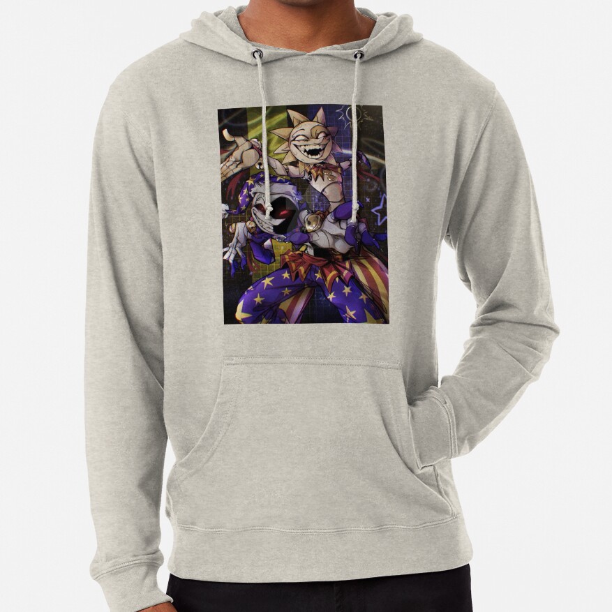 Sun And Moon From Fnaf Game Series Hoodie - Image 2