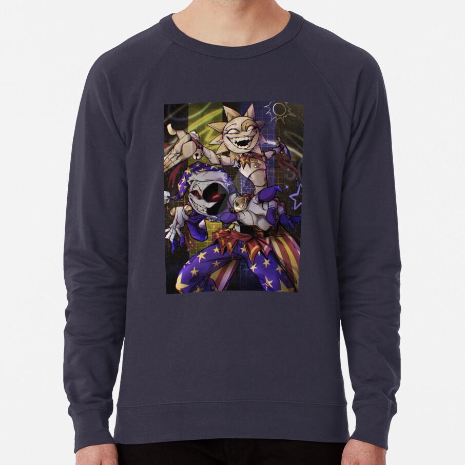 Sun And Moon From Fnaf Game Series Sweatshirt - Image 2