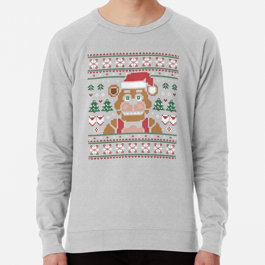 Freddy Fazbear Ugly Christmas Sweater Fnaf Sweatshirt - Image 5